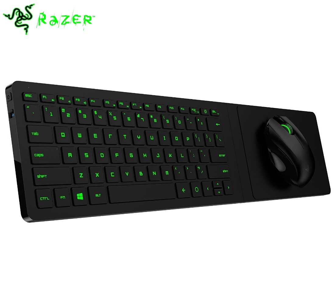 Razer Turret Living Room Wireless Ergonomic Gaming Keyboard, Mouse
